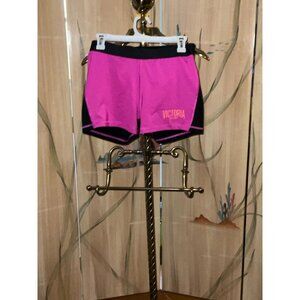 Victoria Sport Women's Hot Pink & Black Athletic Shorts - S